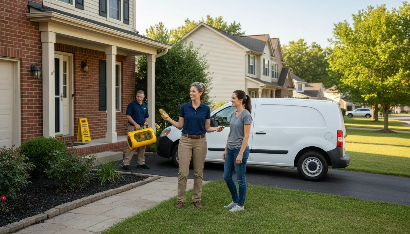 Water restoration image for Water Damage & Restoration Services in New Haven, MI